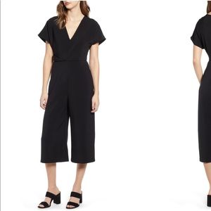 NWOT Leith surplice wide leg jumpsuit
